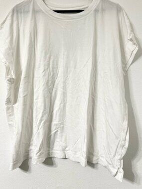 A New Day White Tee 3X Modal Blend Short Sleeve Top